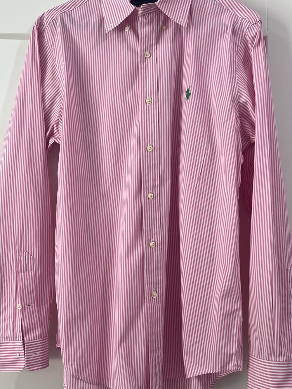 Ralph Lauren Pink Stripe Men's Button-Down Shirt size medium